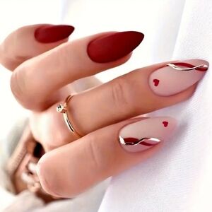 24 Pieces Fake Press On Nails